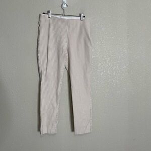 A New Day Vertical Stripe Pants Tan Light Brown 6